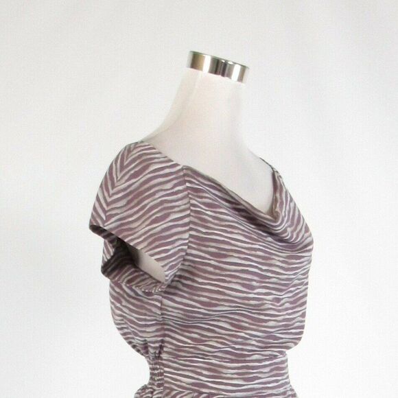 Mauve purple BCBGENERATION cap sleeve dress S - Picture 4 of 8